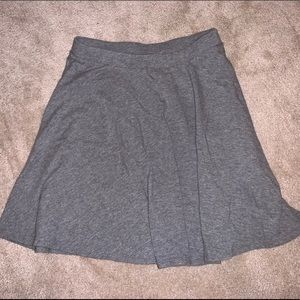 Gray Skater Skirt